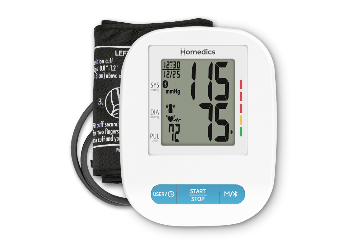 Homedics Upper Arm 500 Series Blood Pressure Monitor, Voice Out Guide, Easy Operation, Accurate Results, Size: One size, 9 inch - 17 inch
