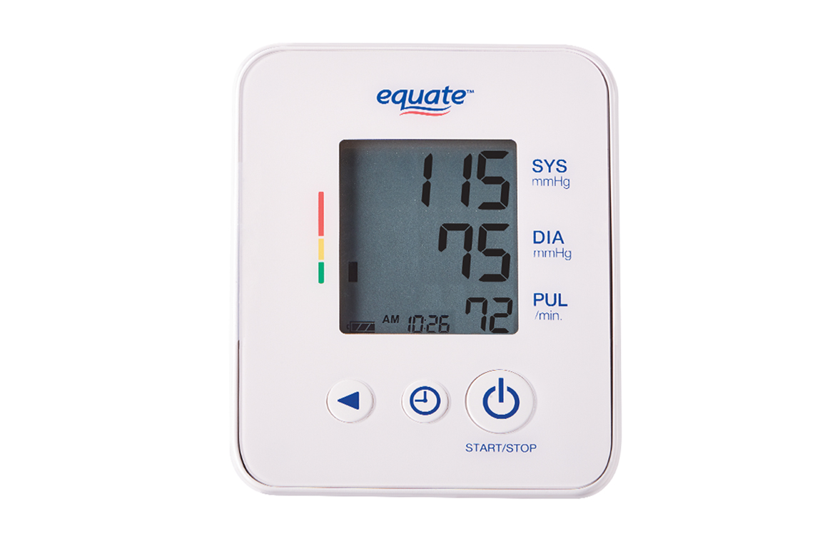 Equate 4000 Series Upper Arm Blood Pressure Monitor.